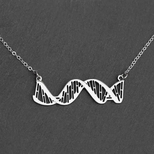 RT Silver DNA Necklace
