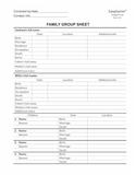 EasyGenie Large-Print Genealogy Charts & Forms Kit (30 sheets)