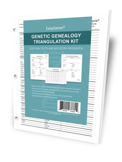 EasyGenie Genetic Genealogy Triangulation Kit for DNA Tests